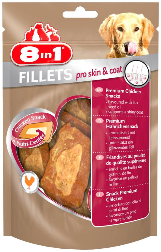 8in1 Fillets pro skin&coat 80gr