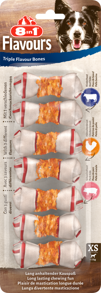 8in1 Triple Flavour bones XS 7st
