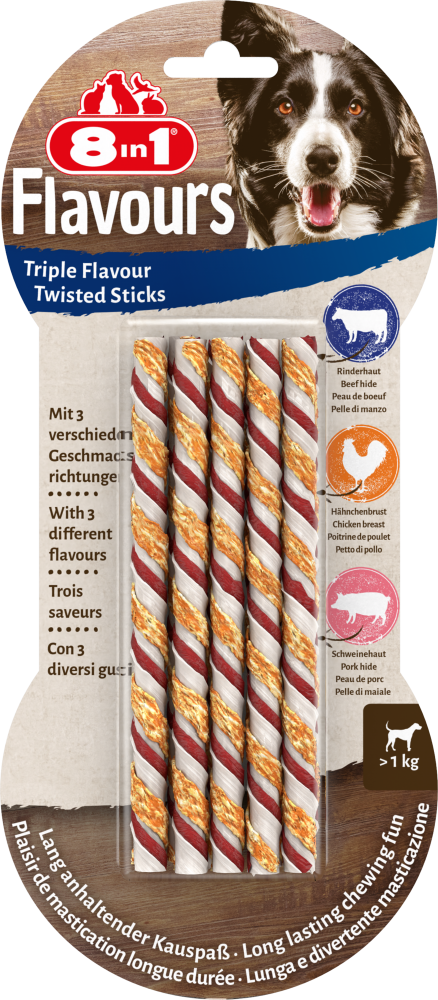 8in1 Triple Flavour twist sticks 10st