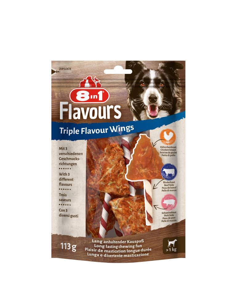 8in1 Triple Flavour wings 6st