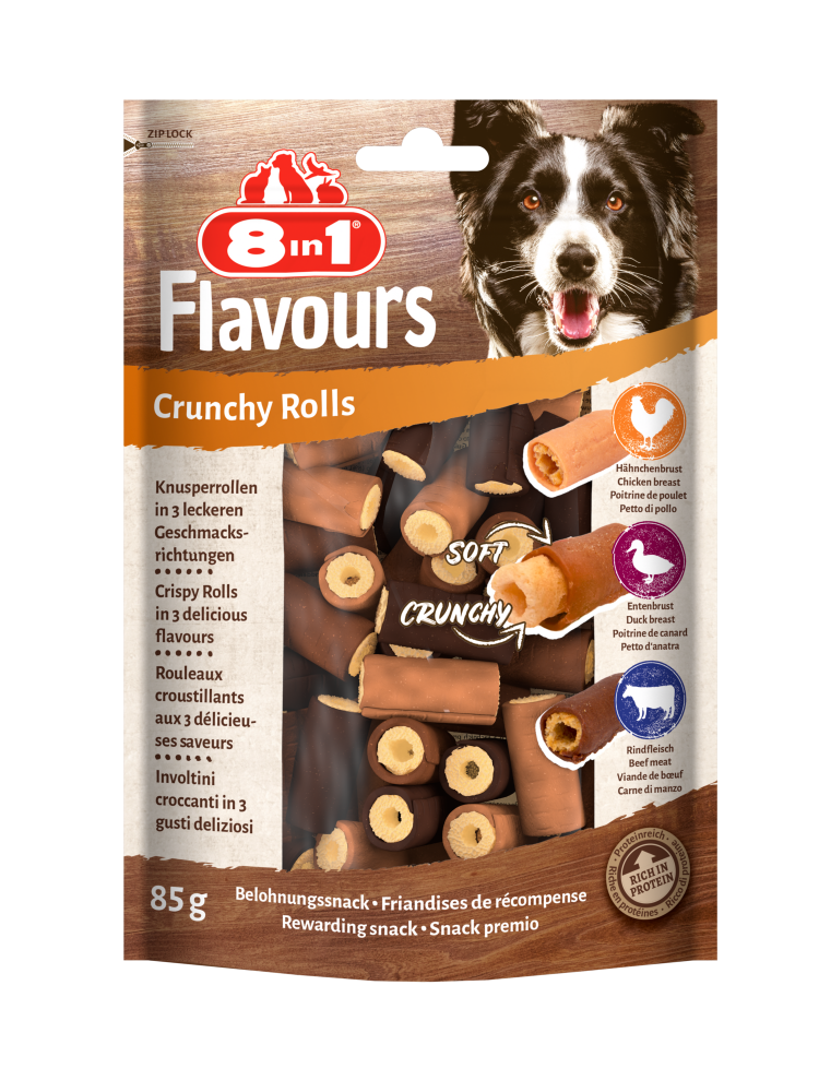 8in1 Flavours crunchy rolls 85gr
