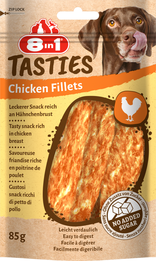 8in1 Tasties chicken fillets 85gr