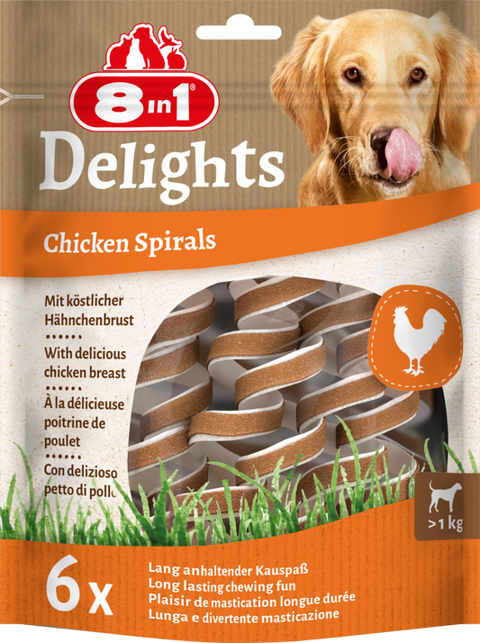 8in1 Delights spirals chicken 6st