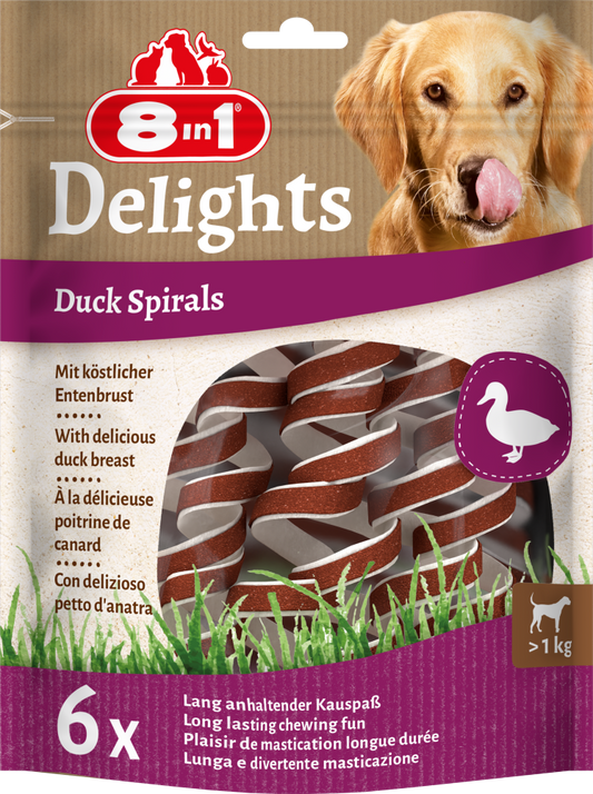 8in1 Delights spirals duck 6st