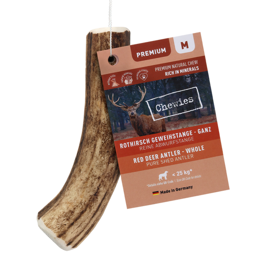 Chewies edelhertengewei heel M tussen 80gr-119gr 1st