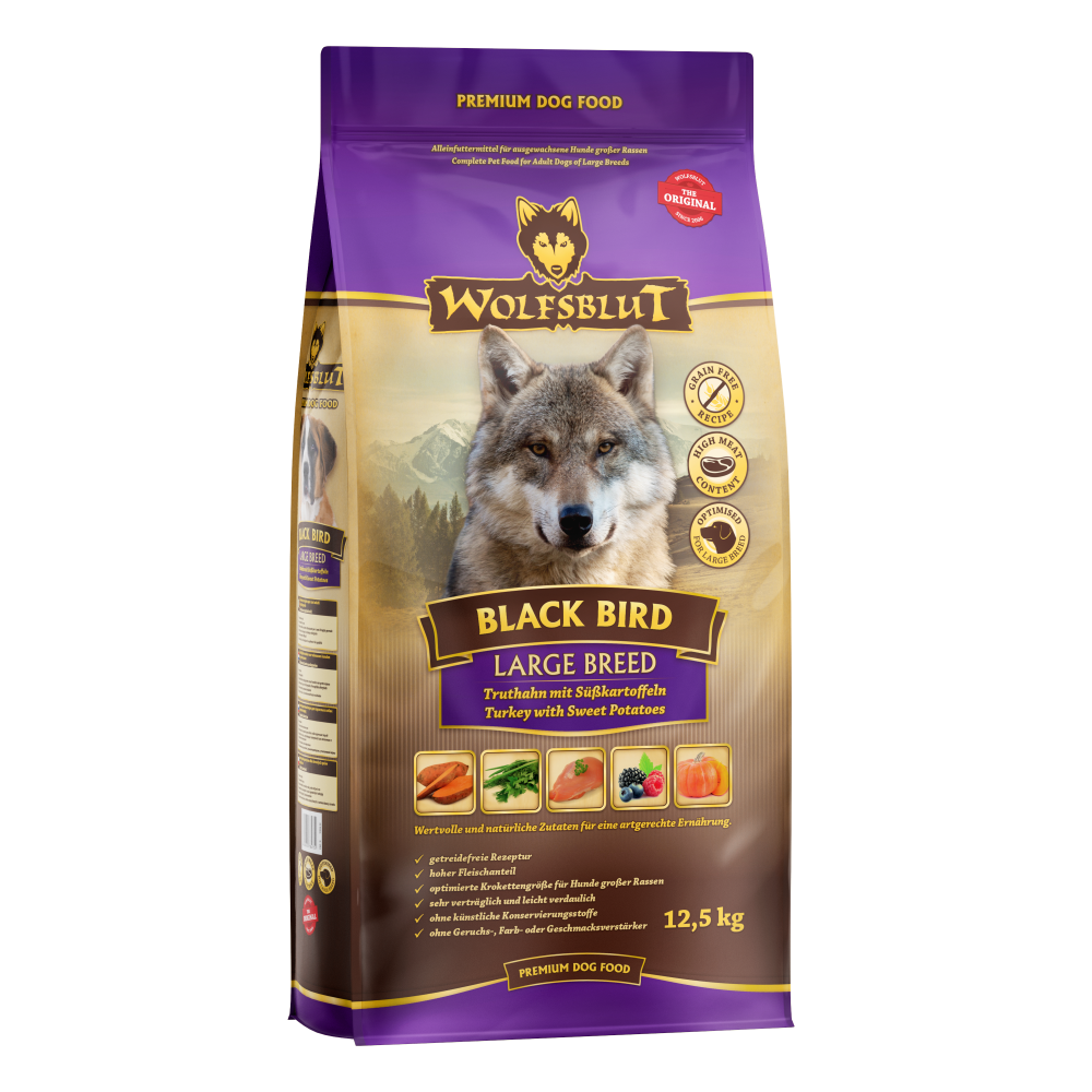 Wolfsblut adult black bird large breed 12,5kg
