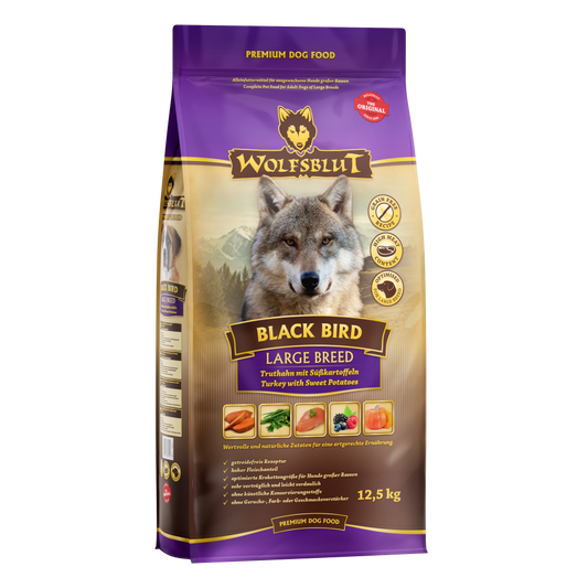 Wolfsblut adult black bird large breed 12,5kg
