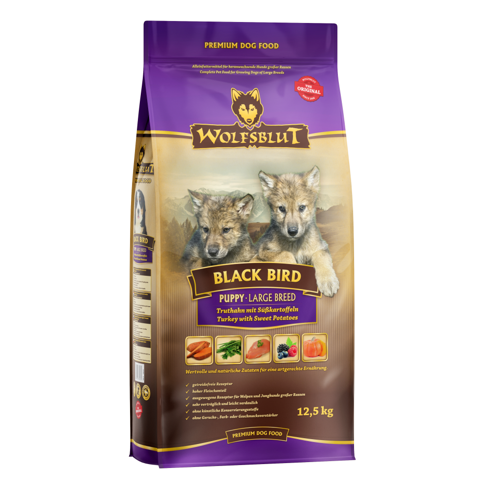 Wolfsblut puppy black bird large breed 12,5kg