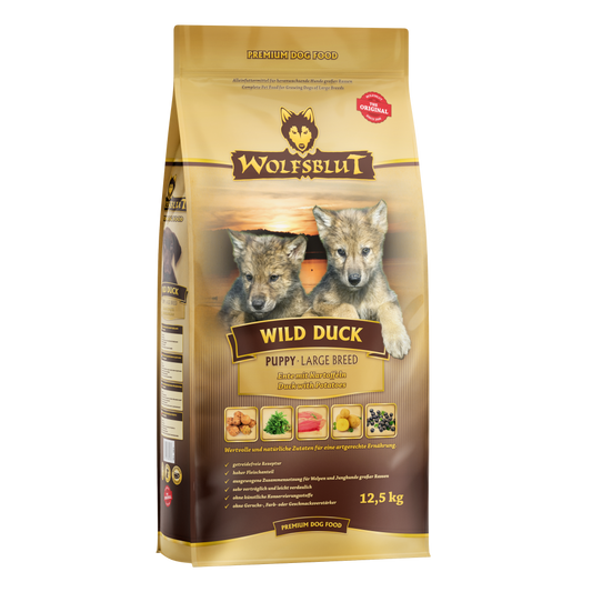 Wolfsblut puppy wild duck large breed 12,5kg