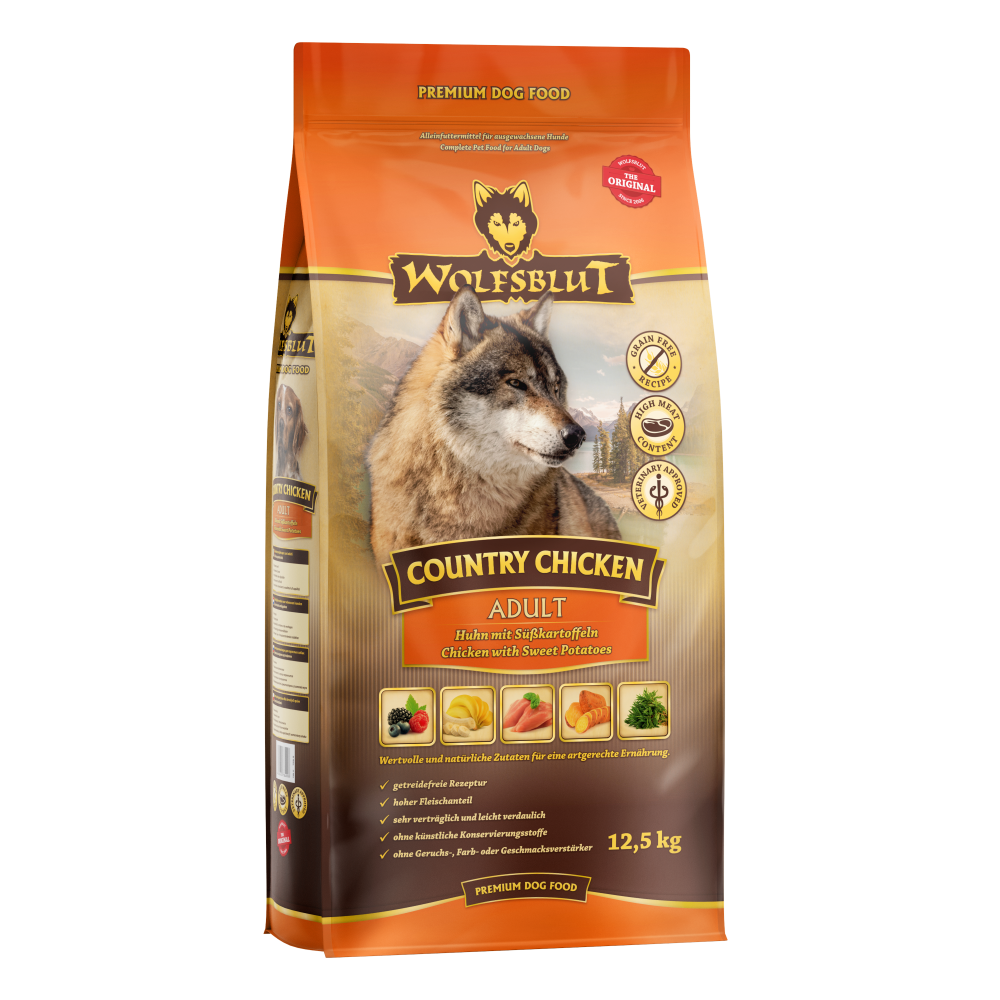 Wolfsblut adult country chicken 12,5kg
