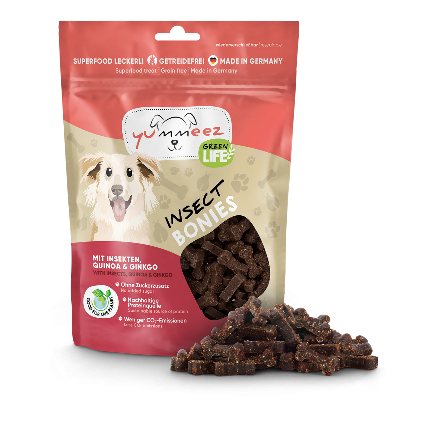 Yummeez green life bonies insecten 175gr
