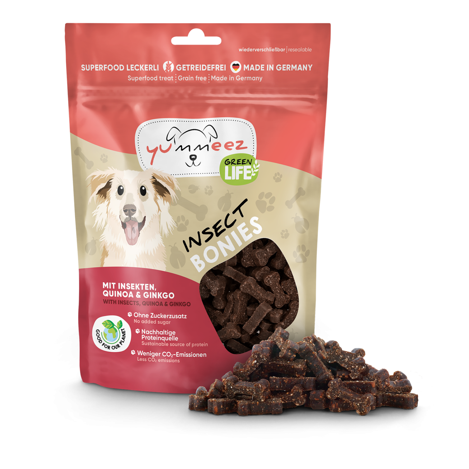 Yummeez green life bonies insecten 175gr
