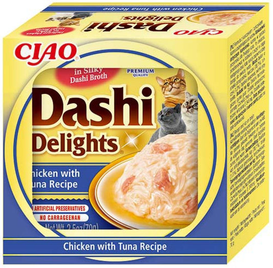 Ciao Dashi Delights cat chicken&tuna 70gr