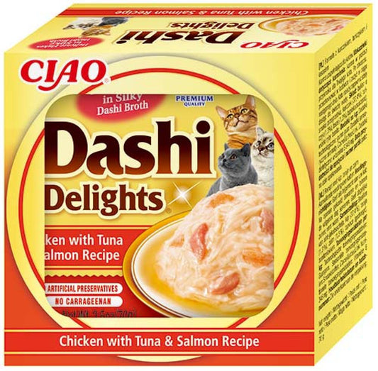 Ciao Dashi Delights cat chicken&tuna&salmon 70gr