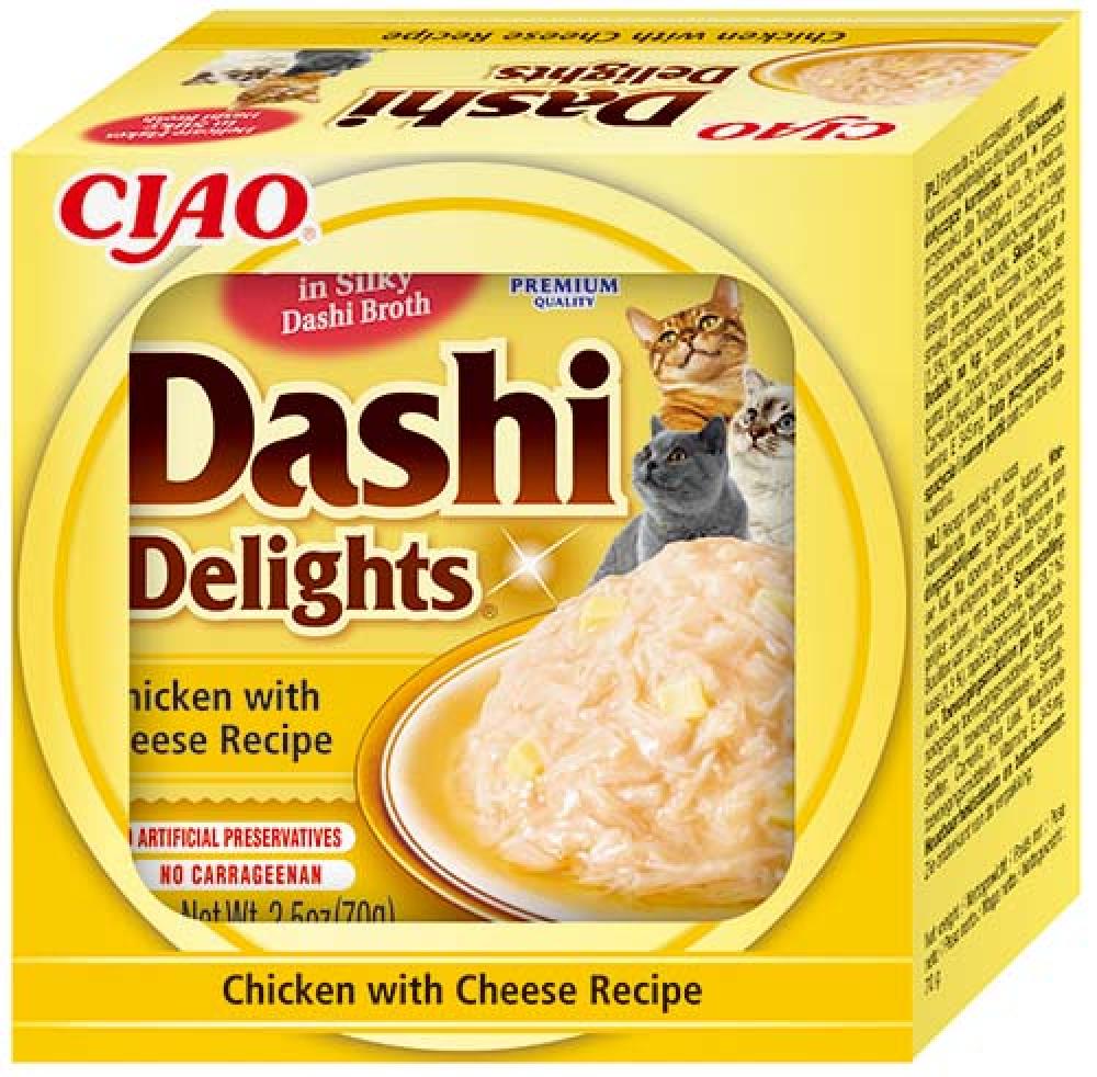 Ciao Dashi Delights cat chicken&cheese 70gr