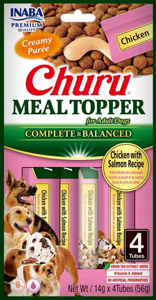 Inaba Churu meal topper dog chicken&salmon 4x14gr