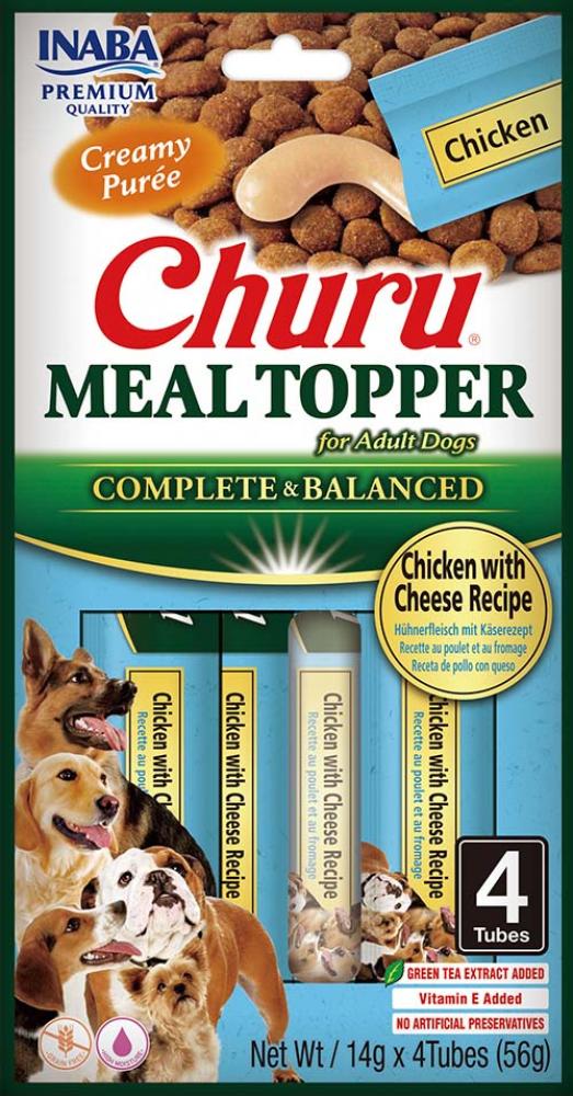 Inaba Churu meal topper dog chicken&cheese 4x14gr