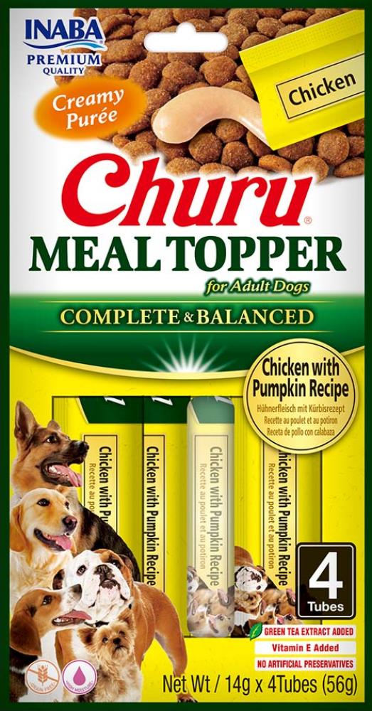 Inaba Churu meal topper dog chicken&pumpkin 4x14gr