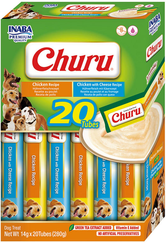 Inaba Churu puree dog chicken&cheese mp 20x14gr