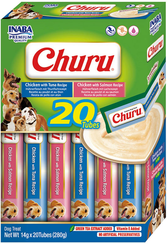 Inaba Churu puree dog chicken&seafood mp 20x14gr