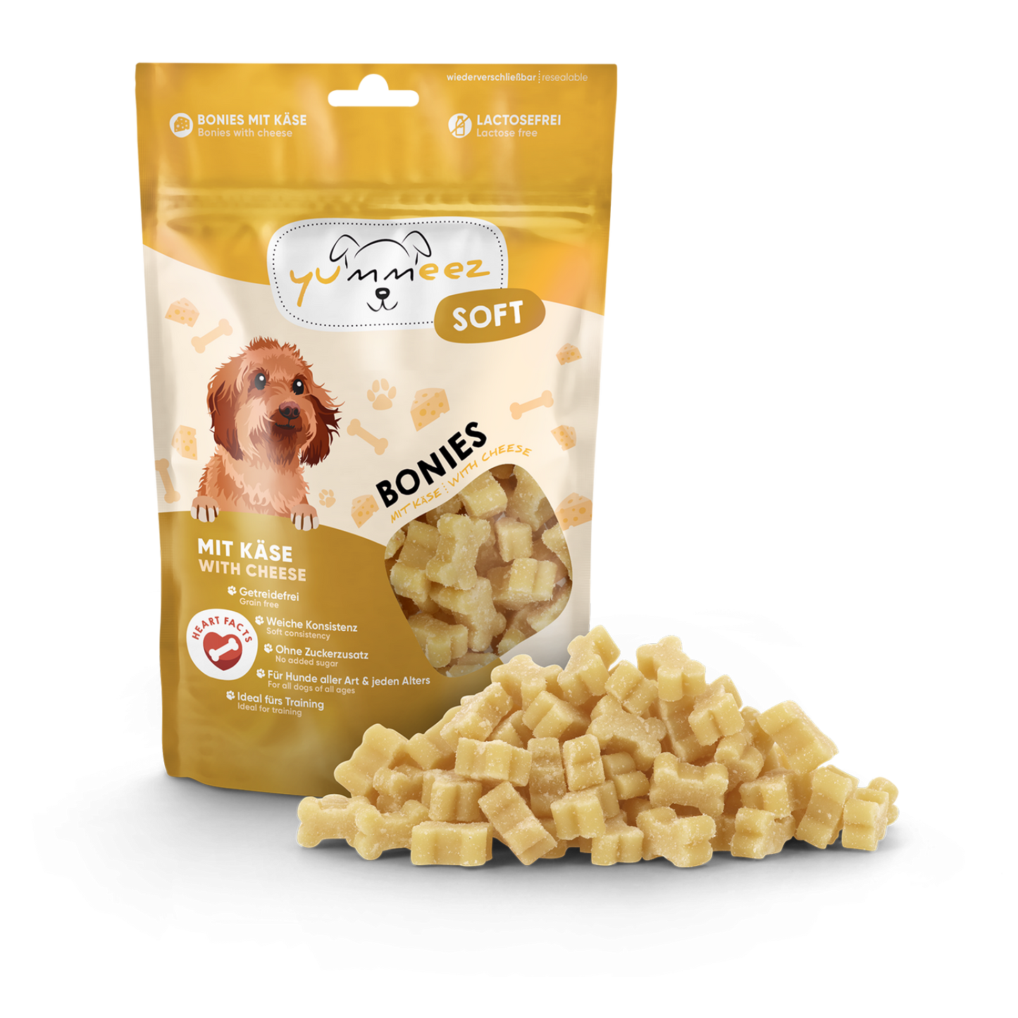 Yummeez soft bonies kaas 165gr