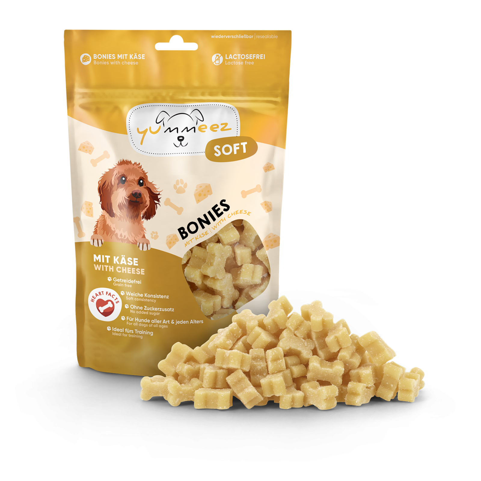 Yummeez soft bonies kaas 165gr