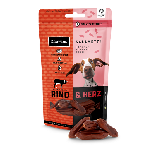 Chewies salametti rund & hart 200gr
