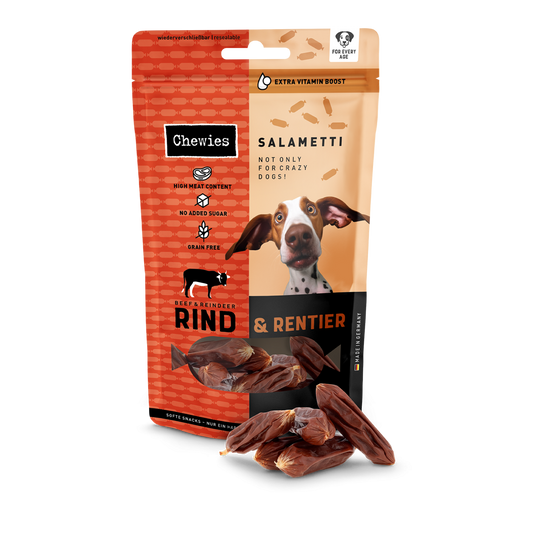 Chewies salametti rund & rendier 200gr