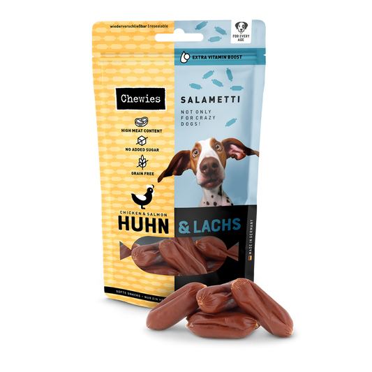 Chewies salametti kip & zalm 200gr