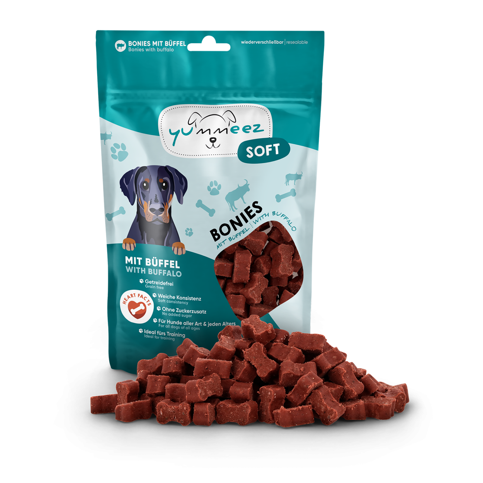 Yummeez soft bonies buffel 165gr