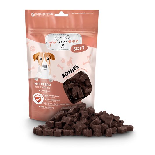 Yummeez soft bonies paard 165gr