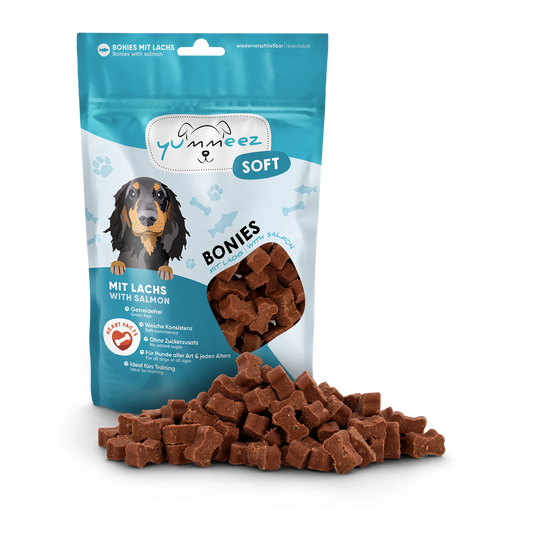Yummeez soft bonies zalm 165gr