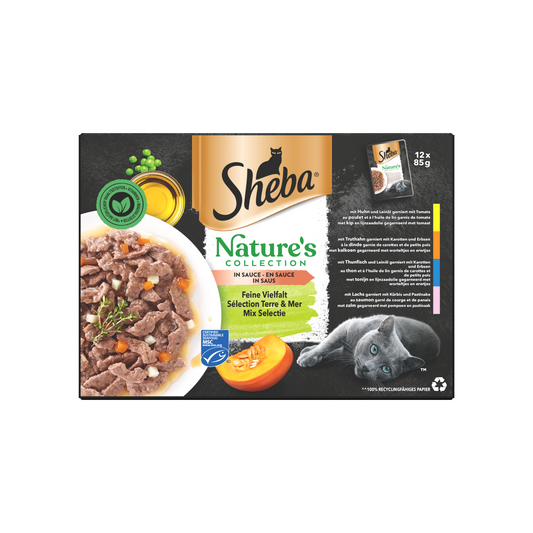 Sheba Natures Collection gelei mix selectie mp 12x85gr