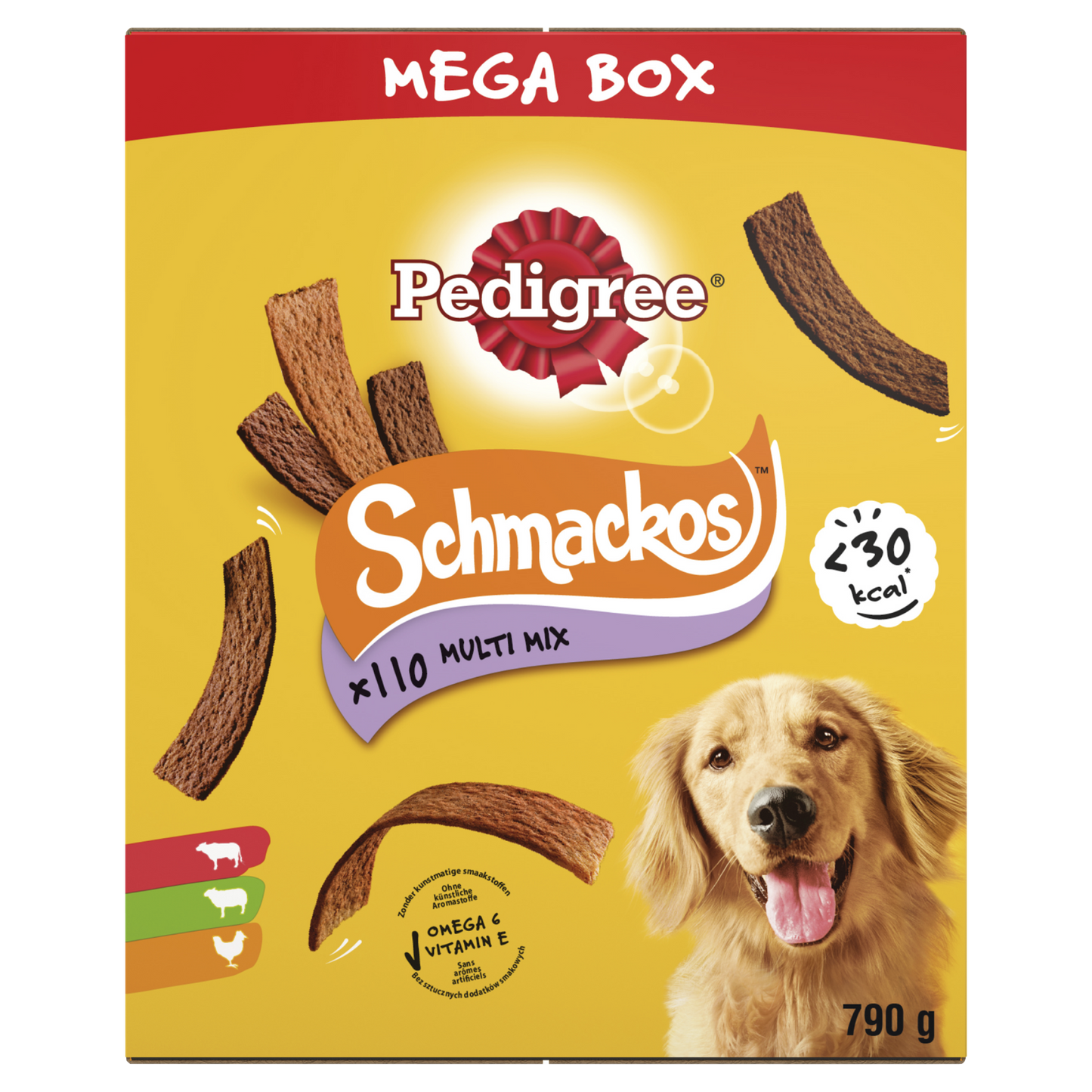 Pedigree schmackos megabox 790gr