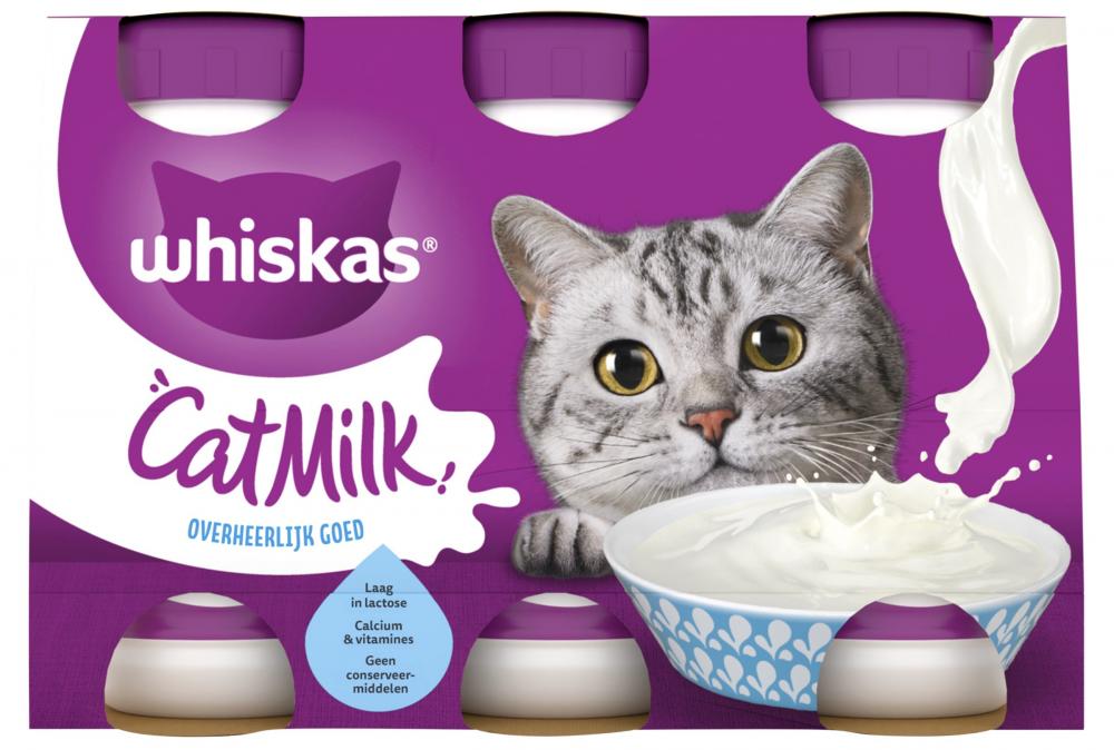 Whiskas catmilk flesje mp 3x200ml