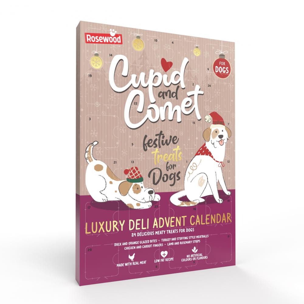 Rosewood Cupid&Comet hond luxe adventkalender 100gr
