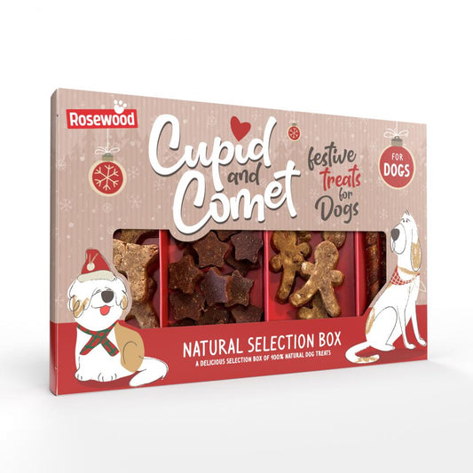 Rosewood Cupid&Comet hond traktatiedoos natural 175gr