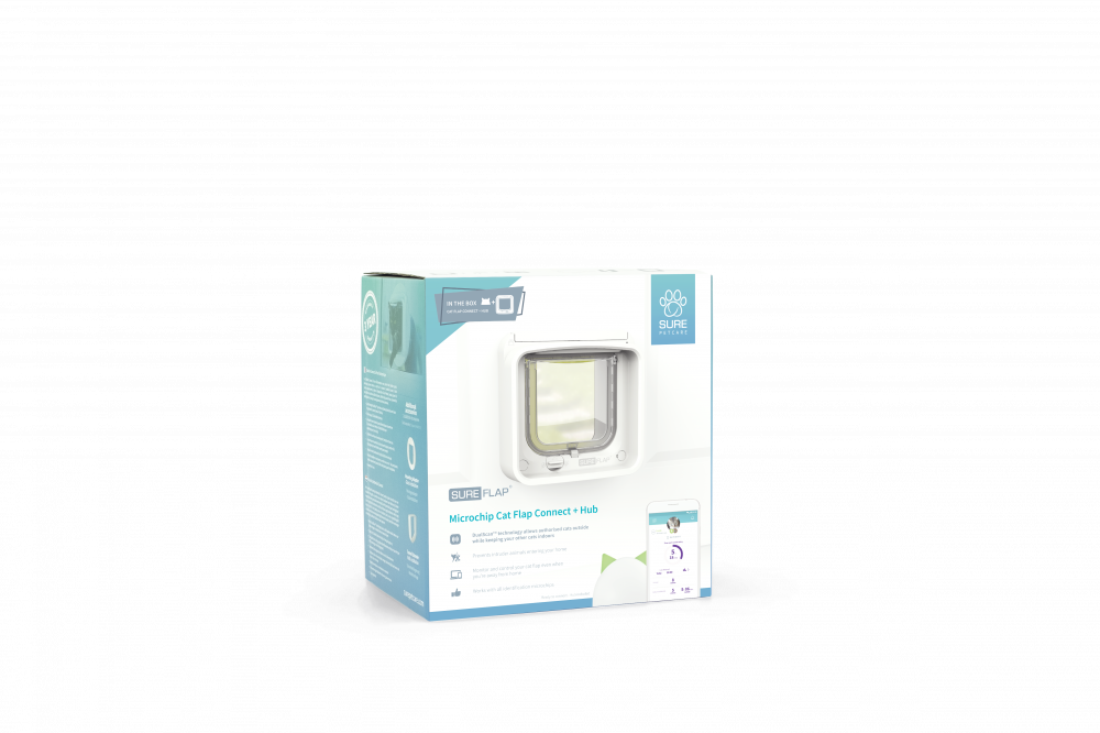 Sure Petcare SureFlap microchip kattenluik connect bundel incl. hub 1st