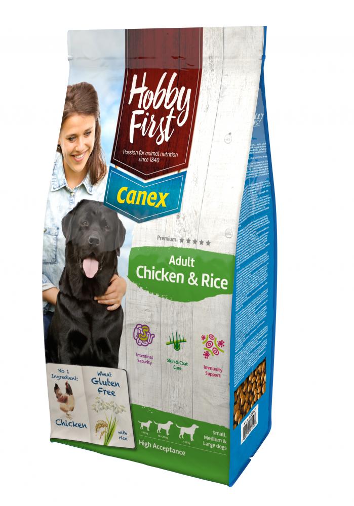 Hobby First Canex adult chicken&rice 12kg
