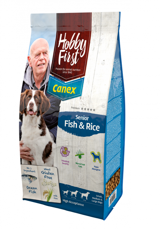Hobby First Canex senior fish&rice 3kg