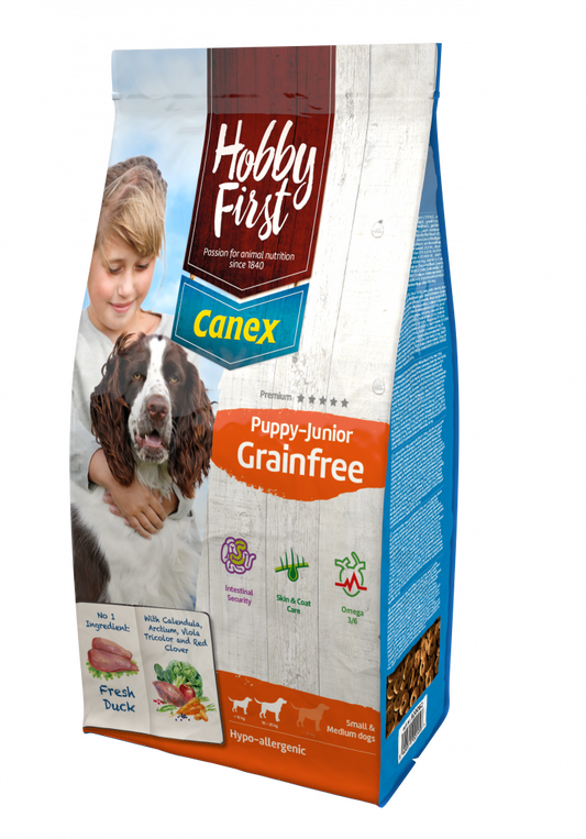 Hobby First Canex puppy/junior grainfree 12kg