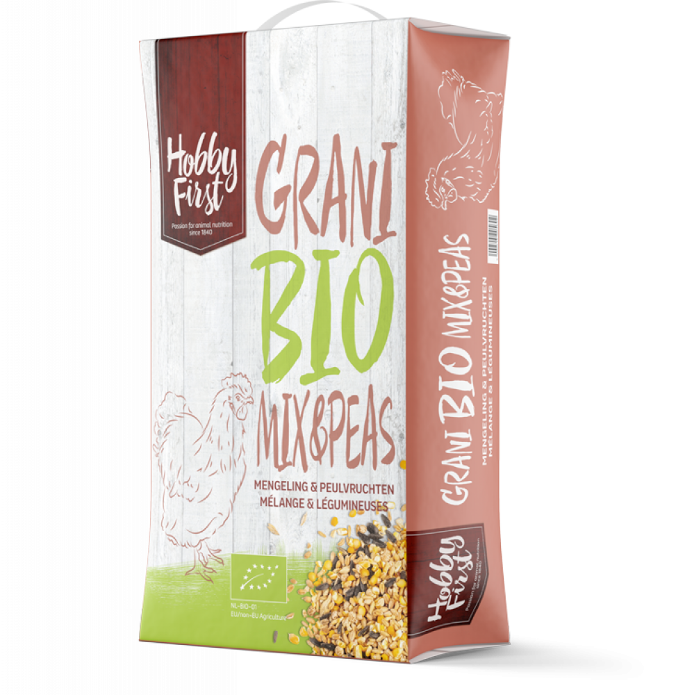 Hobby First Grani bio mix&peas 12,5kg
