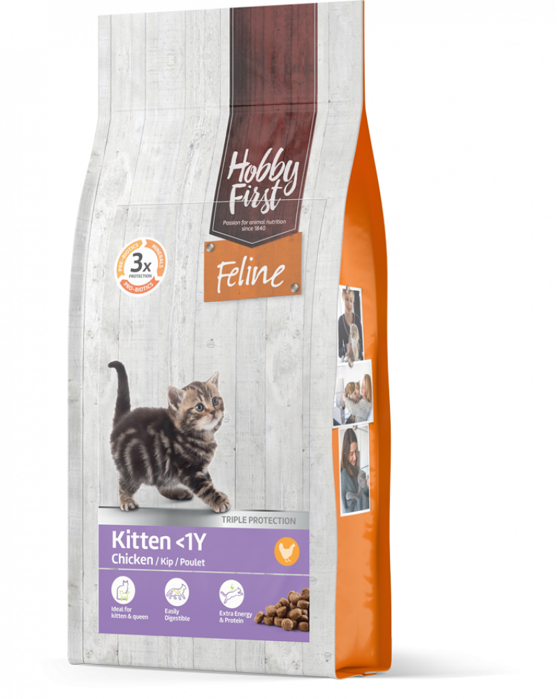 Hobby First Feline droog kitten <1y 1,5kg