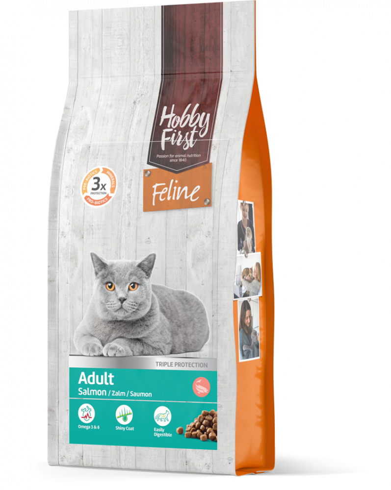 Hobby First Feline droog adult salmon 1,5kg