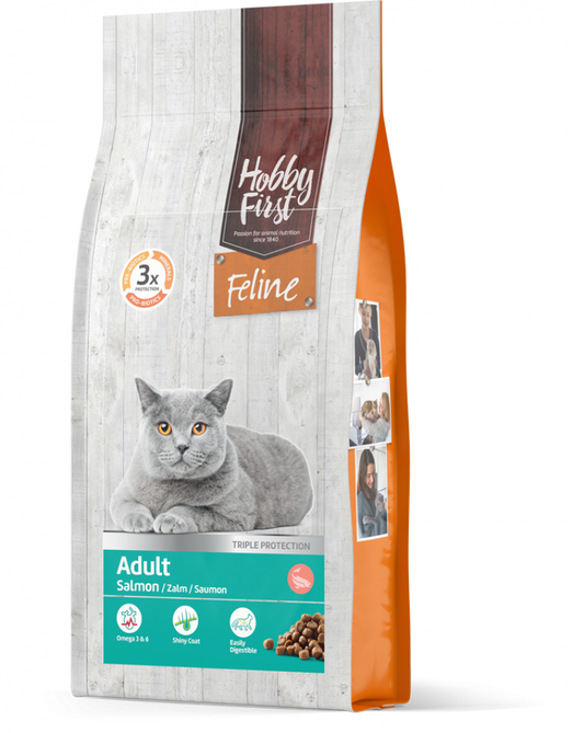 Hobby First Feline droog adult salmon 1,5kg