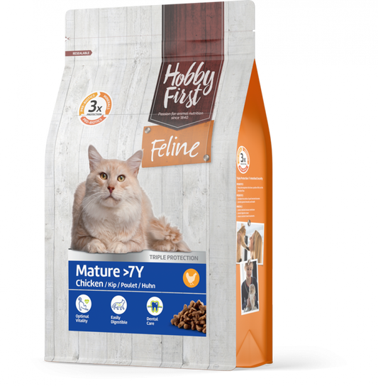 Hobby First Feline droog mature >7y 4,5kg