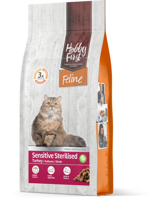 Hobby First Feline droog sensitive sterilised 1,5kg