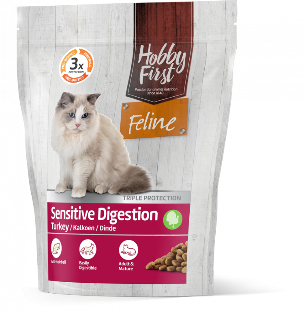 Hobby First Feline droog sensitive digestion 800gr