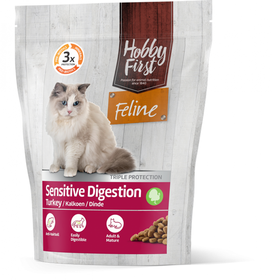 Hobby First Feline droog sensitive digestion 800gr