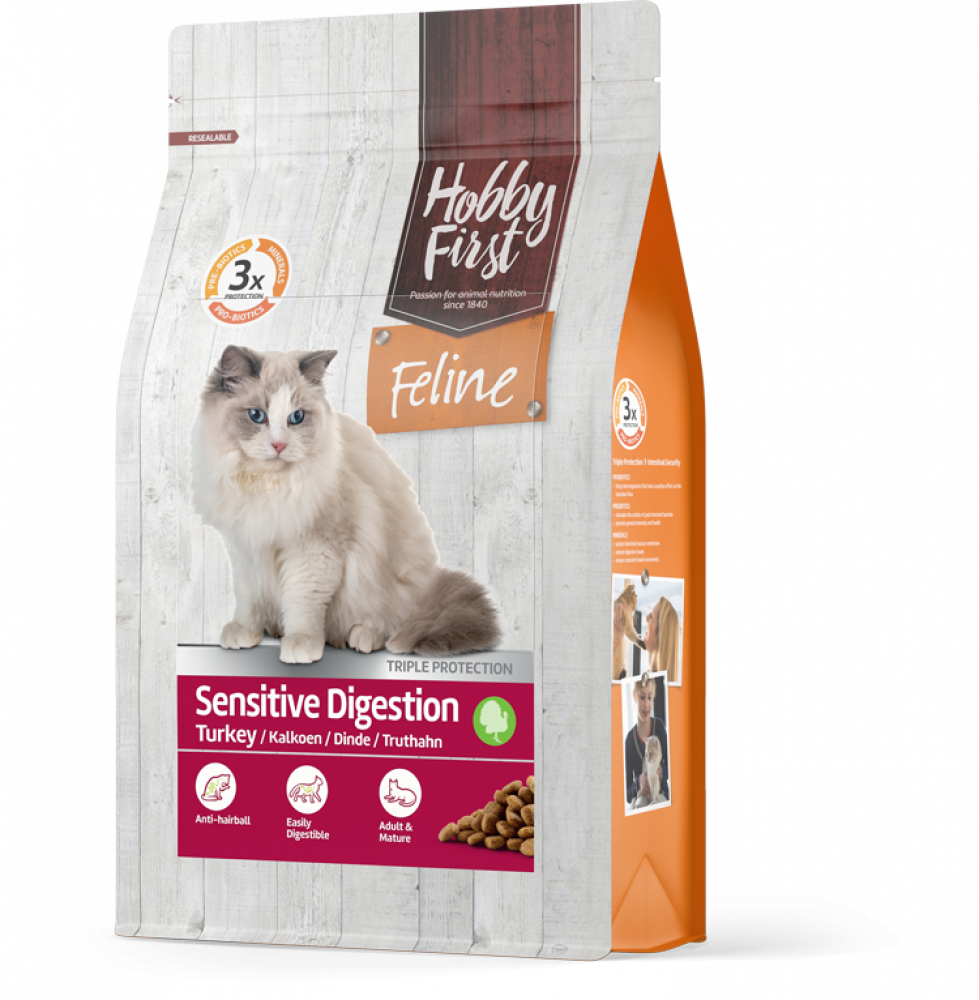 Hobby First Feline droog sensitive digestion 4,5kg